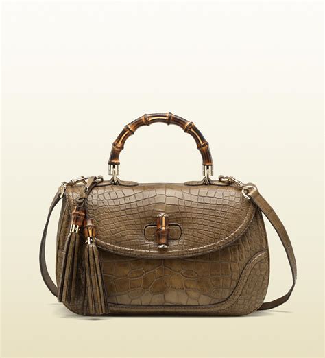 designer bags better gucci crocodile|Gucci crocodile effect handle bag.